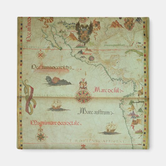 Eroberung Mexikos und Perus Magnet (Vorne)