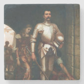 Eroberung (mittelalterlicher Rittertriumphant) Steinuntersetzer (Vorderseite)