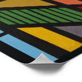 "Eroberung und Eroberung" von Ruchell Alexander Poster (Ecke)