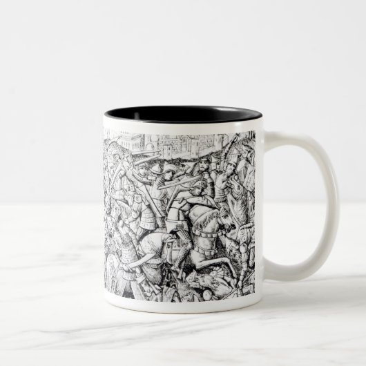 Eroberung von Jerusalem durch Karl der Große Zweifarbige Tasse (Rechts)