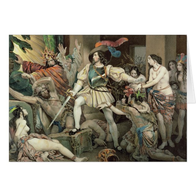 Eroberung von Mexiko (Vorderseite (Horizontal))