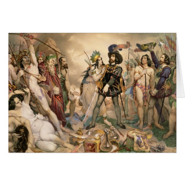 Eroberung von Mexiko (Vorderseite (Horizontal))