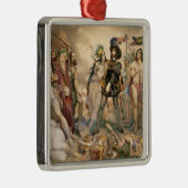 Eroberung von Mexiko Silbernes Ornament (Rechts)
