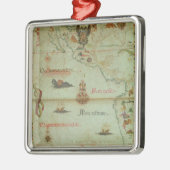 Eroberung von Mexiko und von Peru Ornament Aus Metall (Links)