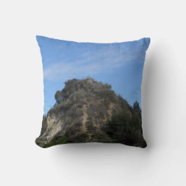 Eroded Furry Hill am Arroyo Seco Trail Kissen