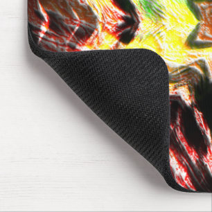 Erodierter Kerzenstar mit praktisch abgenutzter Fä Mousepad