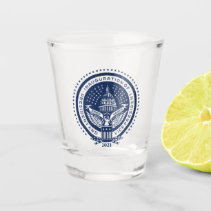 Eröffnung 2021 POTUS Joe Biden Kamala Harris Schnapsglas