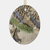 Eröffnung dem Kampf des Little Big Horn (Tinte Keramikornament (Rechts)