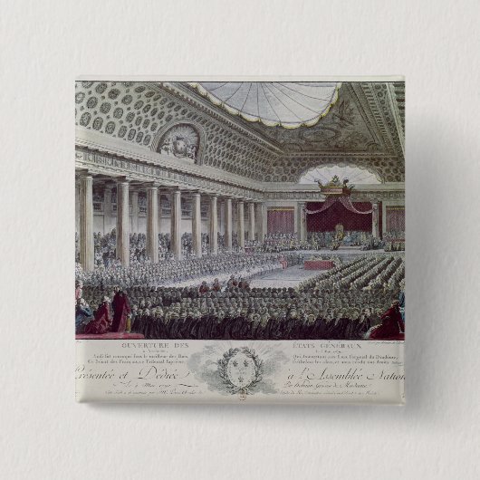Eröffnung den Anwesen allgemein in Versailles Button (Vorderseite)