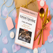 Eröffnung der Bäckerei Feiertagskarte