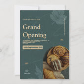 Eröffnung der Bäckerei Feiertagskarte (Vorderseite)