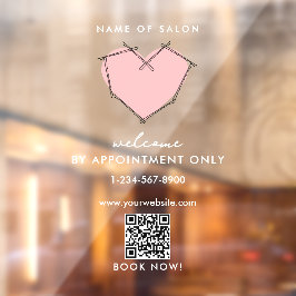 Eröffnung der Geschäftszeiten Ernennung nur Bobby- Fensteraufkleber