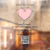 Eröffnung der Geschäftszeiten Ernennung nur Bobby- Fensteraufkleber (Blatt 2)