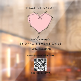 Eröffnung der Geschäftszeiten Ernennung nur Bobby- Fensteraufkleber