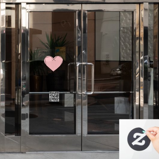 Eröffnung der Geschäftszeiten Ernennung nur Bobby- Fensteraufkleber (Büro Tür)