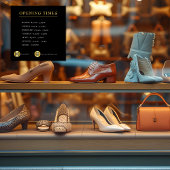 Eröffnung der Geschäftszeiten Öffnungszeiten Schwa Fensteraufkleber