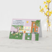 Eröffnung der neuen Veterinärkrankenkarte Karte (Gelbe Blume)