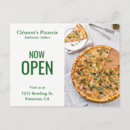 Eröffnung der Pizzeria | Jetzt offen | Directmaili Postkarte