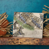 Eröffnung der Schlacht am kleinen großen Horn (Tin Fotoplatte (Seite)