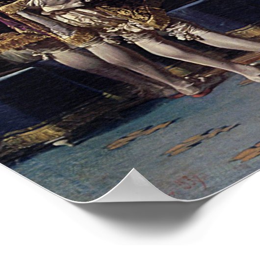 Eröffnung des Anwesens General in Versailles Poster (Ecke)