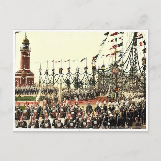 Eröffnung des Kieler Kanals, Kiel, Schleswig-Holst Postkarte (Vorderseite)