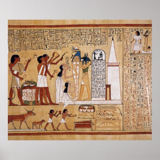 Eröffnung des Mund-Zeremonie-Buches der Toten Poster (Vorne)