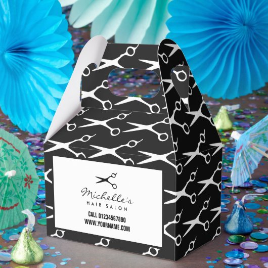 Eröffnung eines Friseursalons oder Barbiergeschäft Geschenkschachtel (Party)