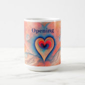 Eröffnung - Liebe zur Herzöffnung Kaffeetasse (Mittel)