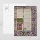 Eröffnung von Worten von Leviticus Postkarte (Vorne/Hinten)