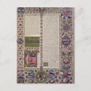 Eröffnung von Worten von Leviticus Postkarte