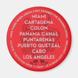 Eröffnungs-Panama-Kanal GOBI-Segeln  Magnet