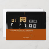 Eröffnungsausstellungs-Einladung Einladung (Vorne/Hinten)