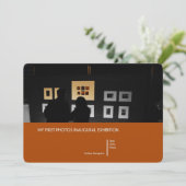 Eröffnungsausstellungs-Einladung Einladung (Stehend Vorderseite)