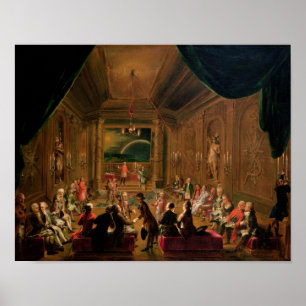 Eröffnungsfeier in einer Wiener Masonischen Poster