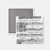 Eröffnungsseite der Messe für den Doppelchor Magnet (Vorderseite/Rückseite)