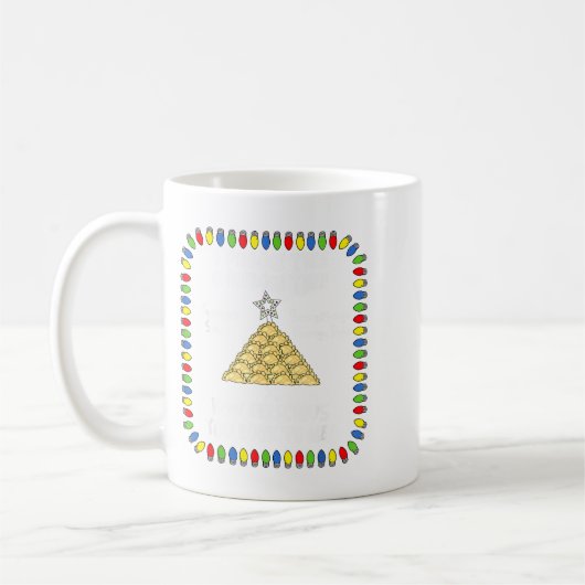 Erogi Christmas Tree _ Lish Holiday Lights Funny F Kaffeetasse (Links)