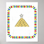 Erogi Christmas Tree _ Lish Holiday Lights Funny F Poster (Vorne)