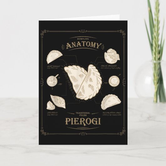 Erogi-Dumpling-Anatomie Einzigartiges Lish-Rezept Karte (Vorderseite)