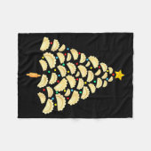 Erogi Tree Lish Christmas Food Funny Tee Men Women Fleecedecke (Vorderseite (Horizontal))