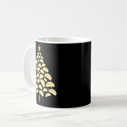 Erogi Tree Lish Christmas Food Funny Tee Men Women Kaffeetasse (Vorderseite Links)