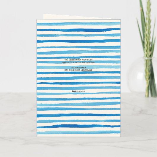 Eros Griechisch-orthodoxe Kirchentaufprogramm Programm (Rückseite)