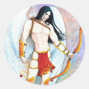 Eros Runder Aufkleber