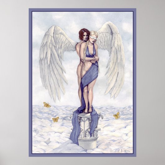 Eros und Psyche Poster (Vorne)