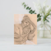 Eros und Psyche Postkarte (Stehend Vorderseite)