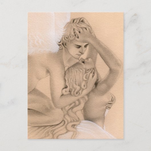 Eros und Psyche Postkarte (Vorderseite)