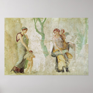 Eros wird in Anwesenheit von Aphrodite bestraft Poster