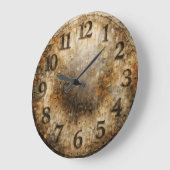 Erosion der Zeit Große Wanduhr (Winkel)