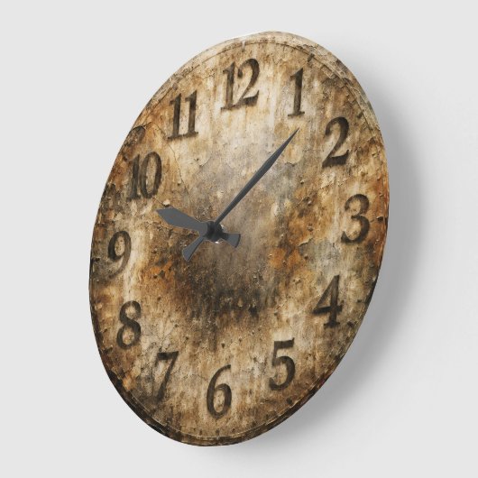 Erosion of Time Große Wanduhr (Winkel)