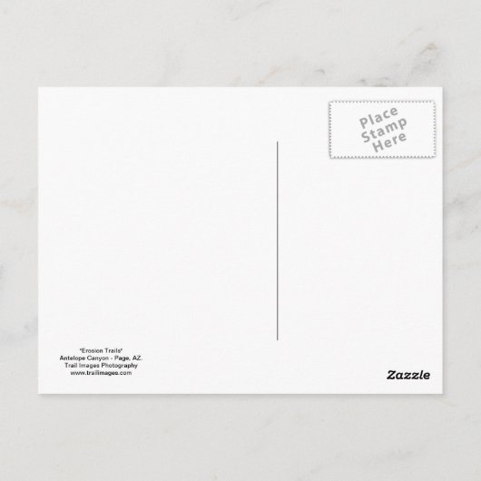 "Erosionswege" Postkarte (Rückseite)