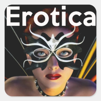 Erotica Genre Book Cover Square Glossage Sticker